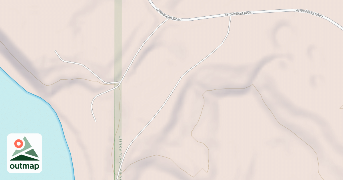 Map of ARROWHEAD ROAD SPUR B