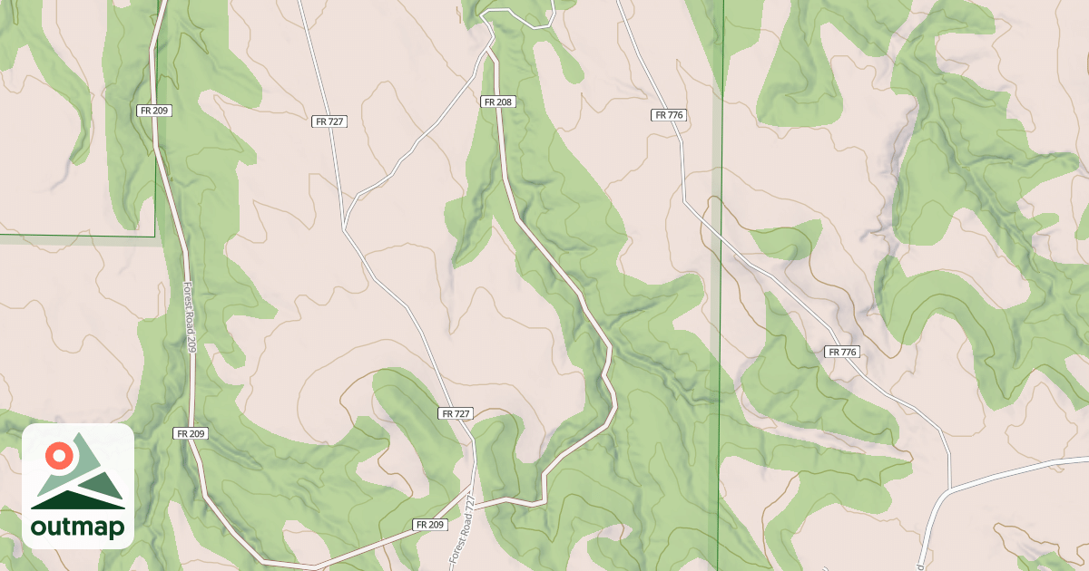 Map of 208