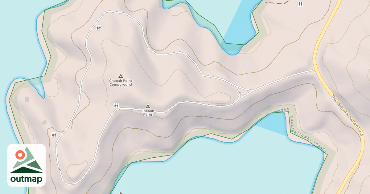 Map of CHEOAH POINT R.A.