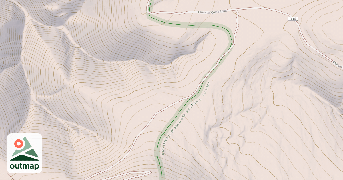 Map of RAMONA GULCH
