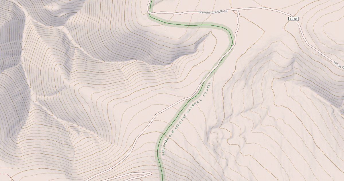 Map preview of RAMONA GULCH