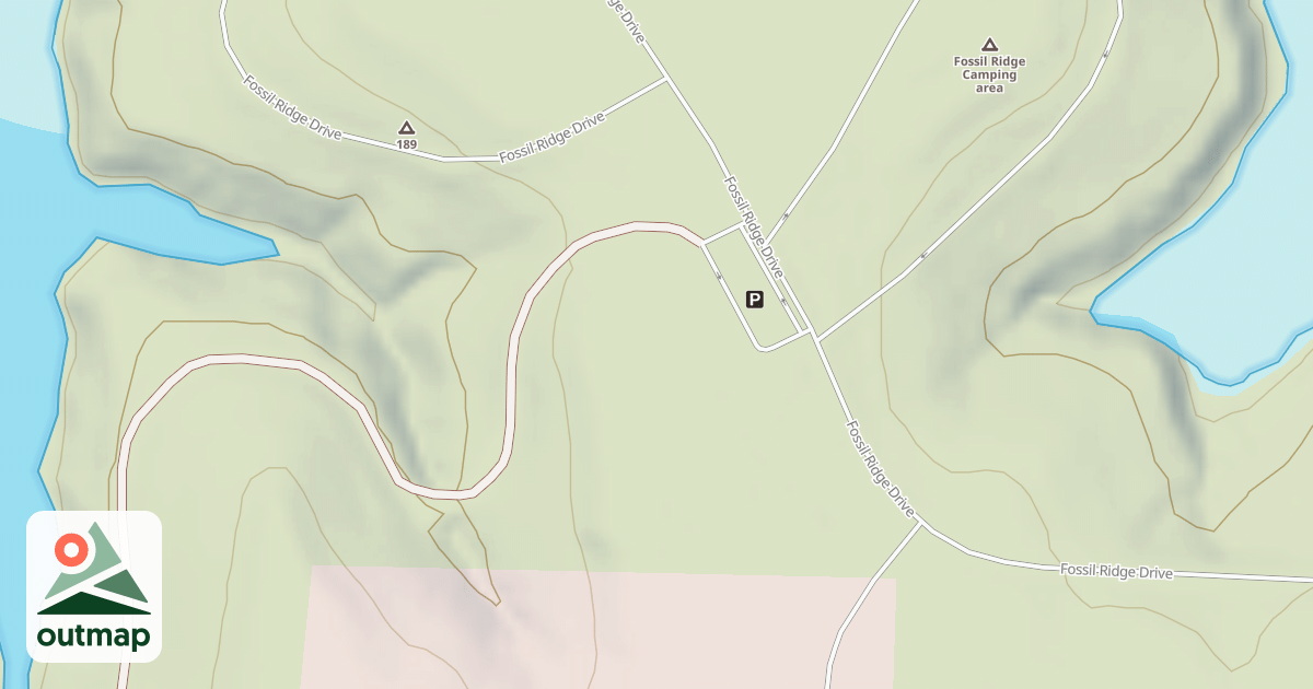Map of Pee Wee Practice Area
