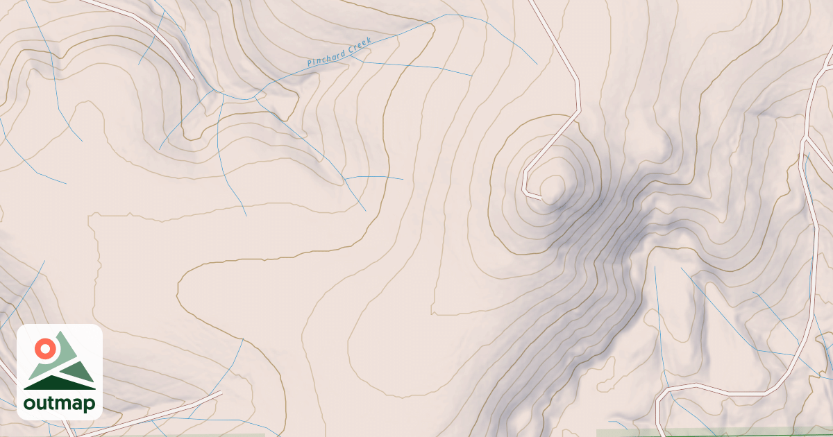 Map of CAMEL PEAK LOOKOUT SPUR A