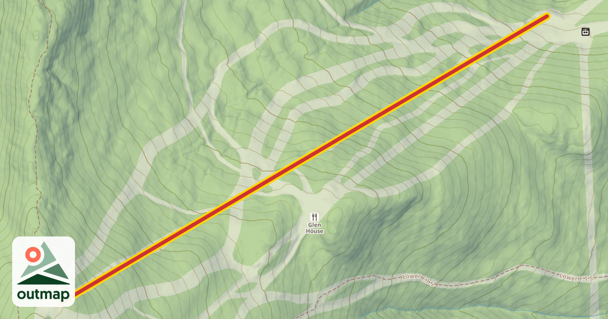 Map of North Ridge Express Quad