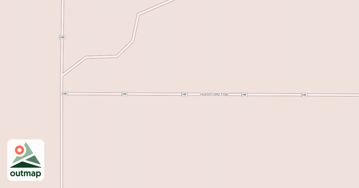 Map of Huron Orv, Smt/huron Orv Trail