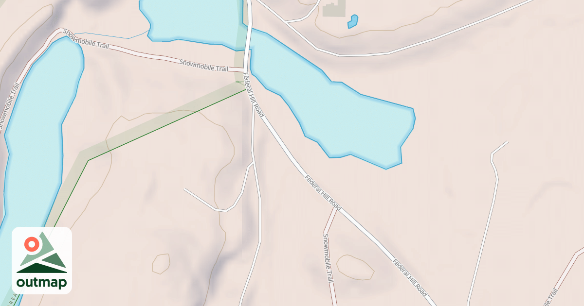 Map of Federal Hill Rd