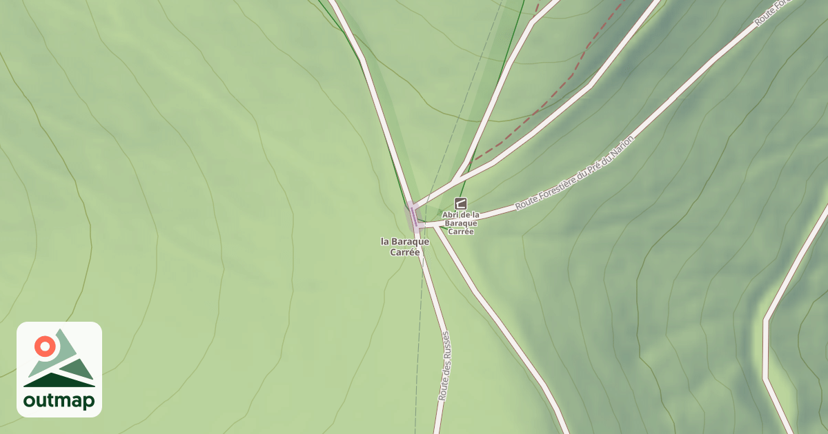 Map of La Route des Russes