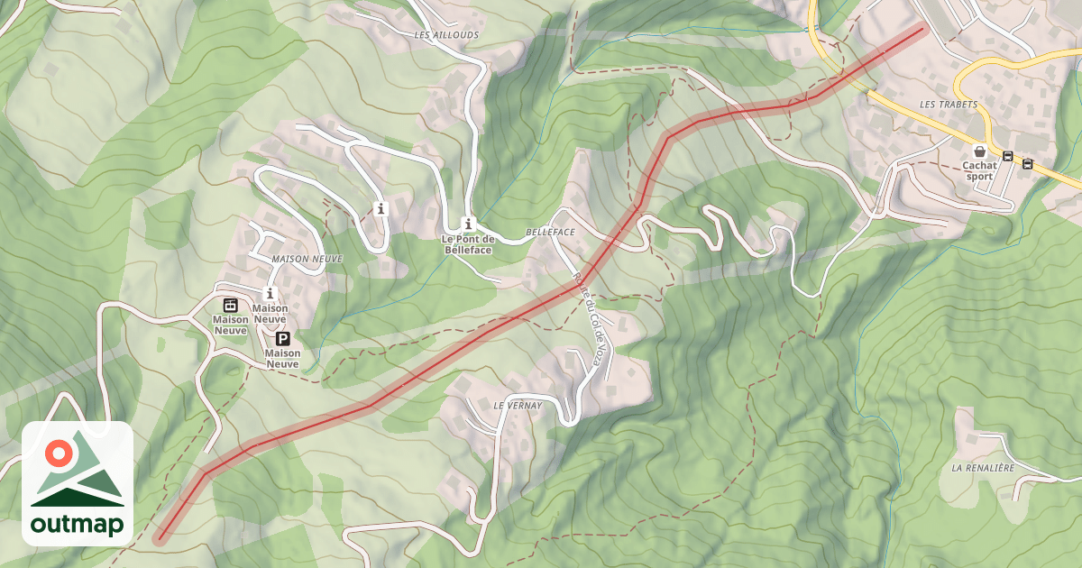 Map of Kandahar Inférieur Schuss Battendier