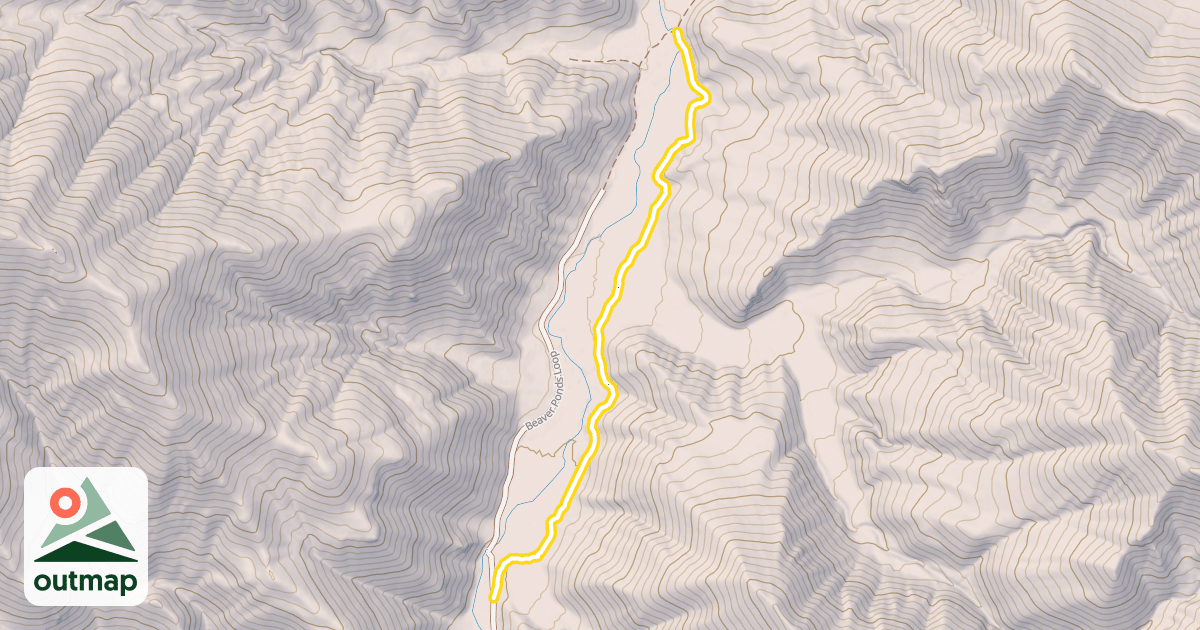 Map of Game Creek Trail