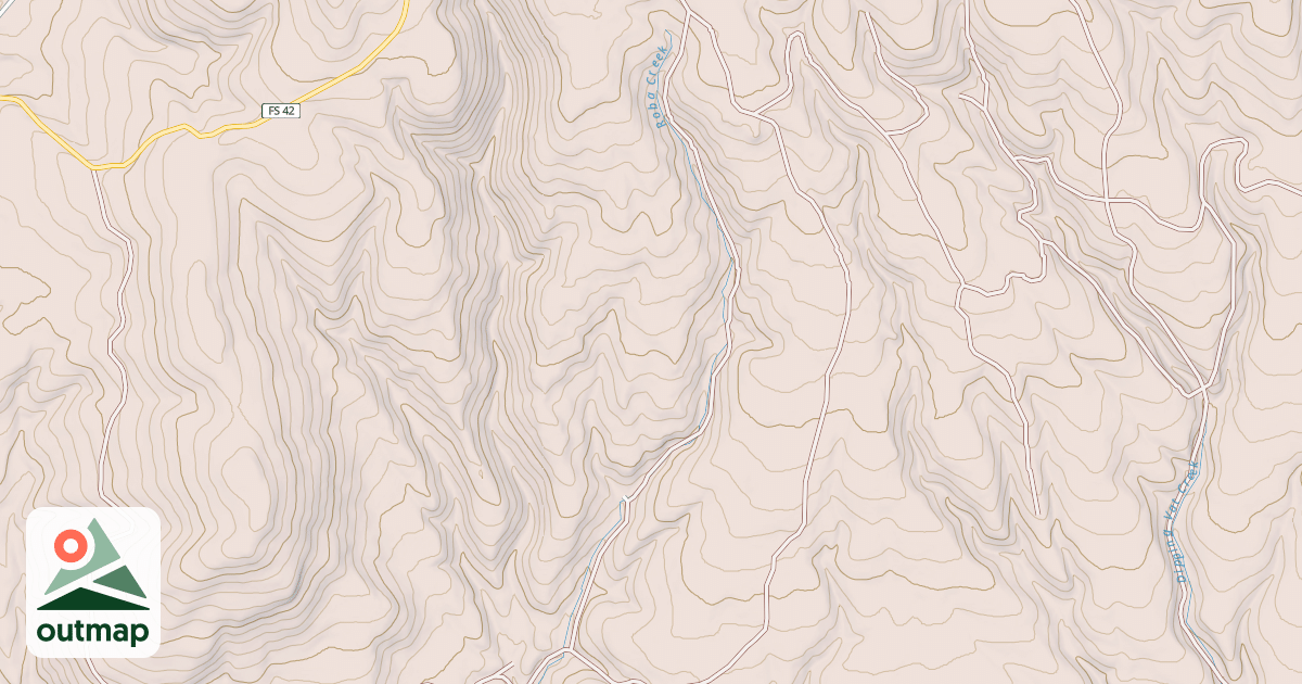 Map of USFS Motor Vehicle Use Map Roads {454FD03A-2E49-41F4-A322-010A8D460AFC}