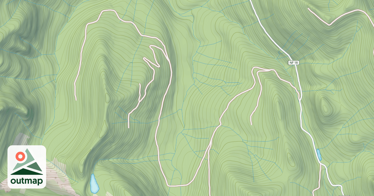 Map of HAWKINS LAKE