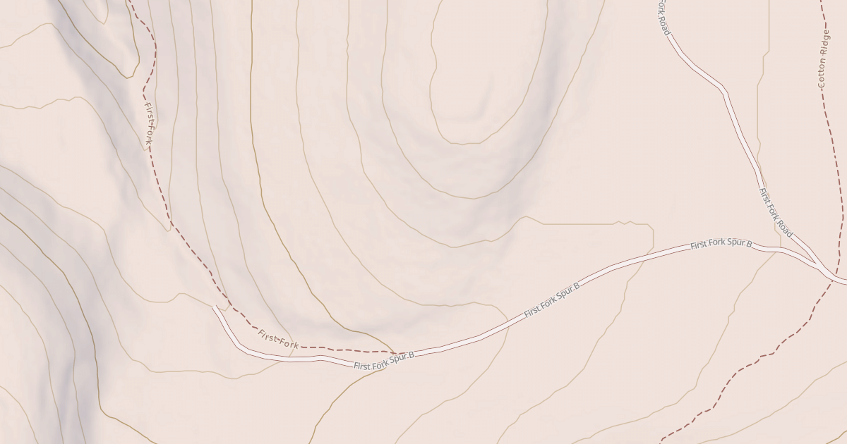 Map preview of FIRST FORK SPUR B
