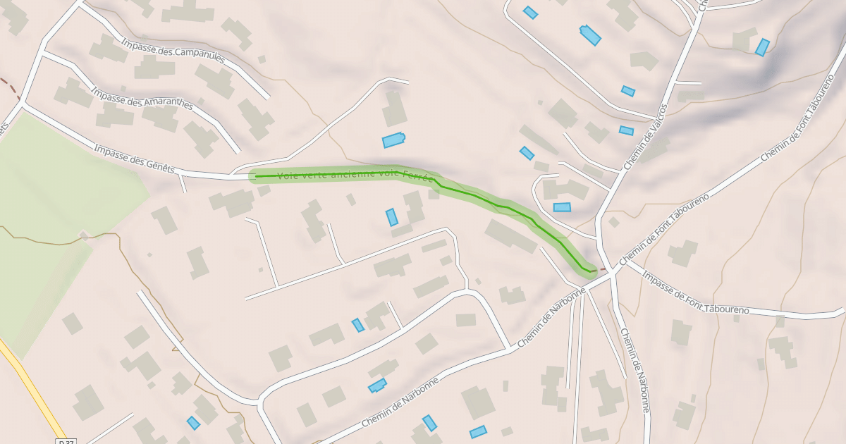 Map preview of Voie verte ancienne voie Ferrée