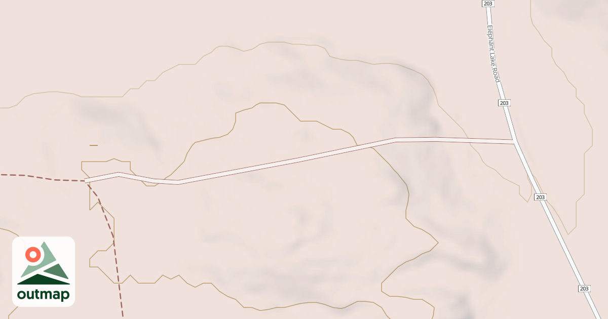 Map of ELEPHANT LAKE SPUR F