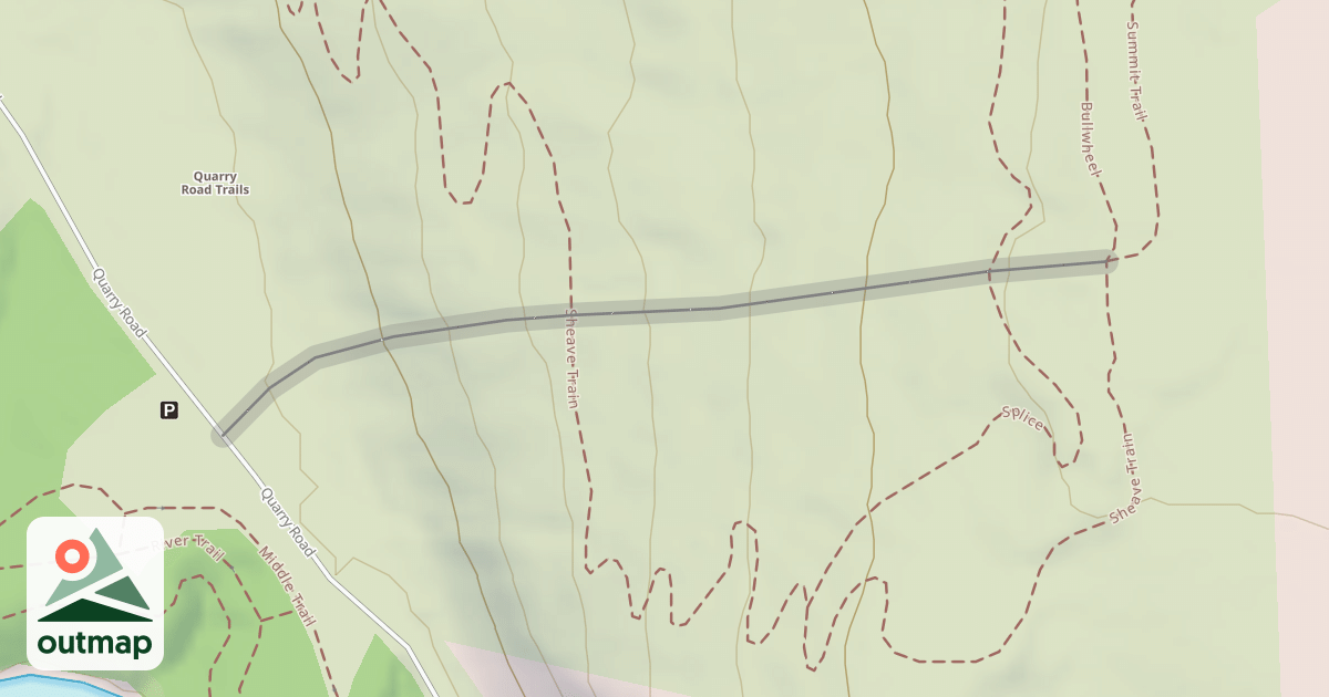 Map of Glade skiing path