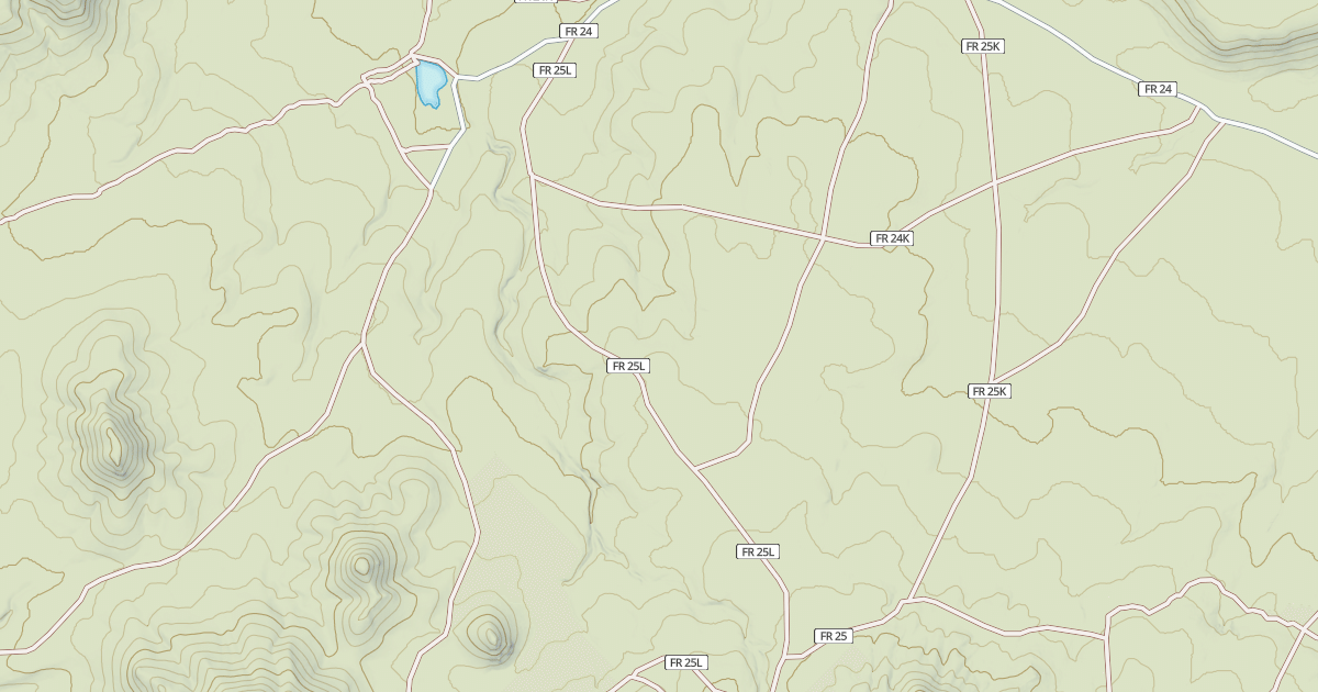 Map preview of USFS Motor Vehicle Use Map Roads {B2D16FAF-5E42-4913-AE21-F81A51ABF614}