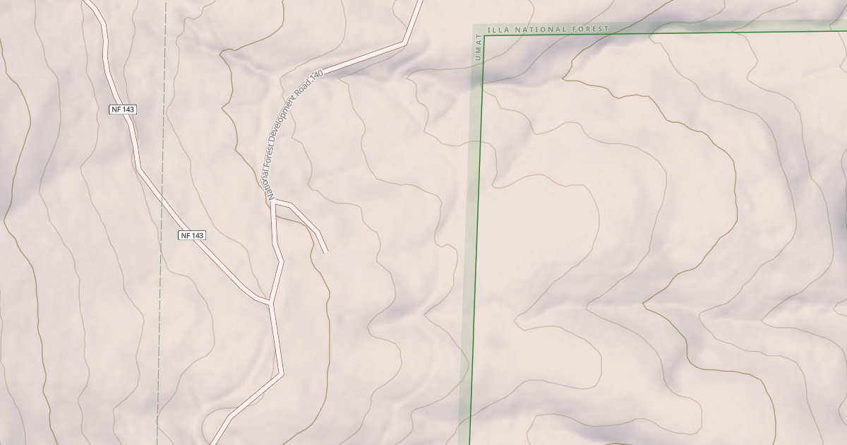 Map preview of USFS Motor Vehicle Use Map Trails 18113