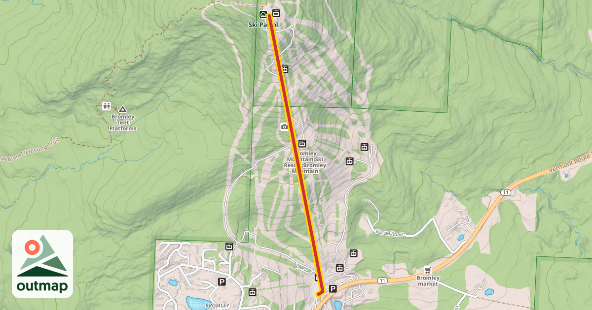 Map of Sun Mountain Express