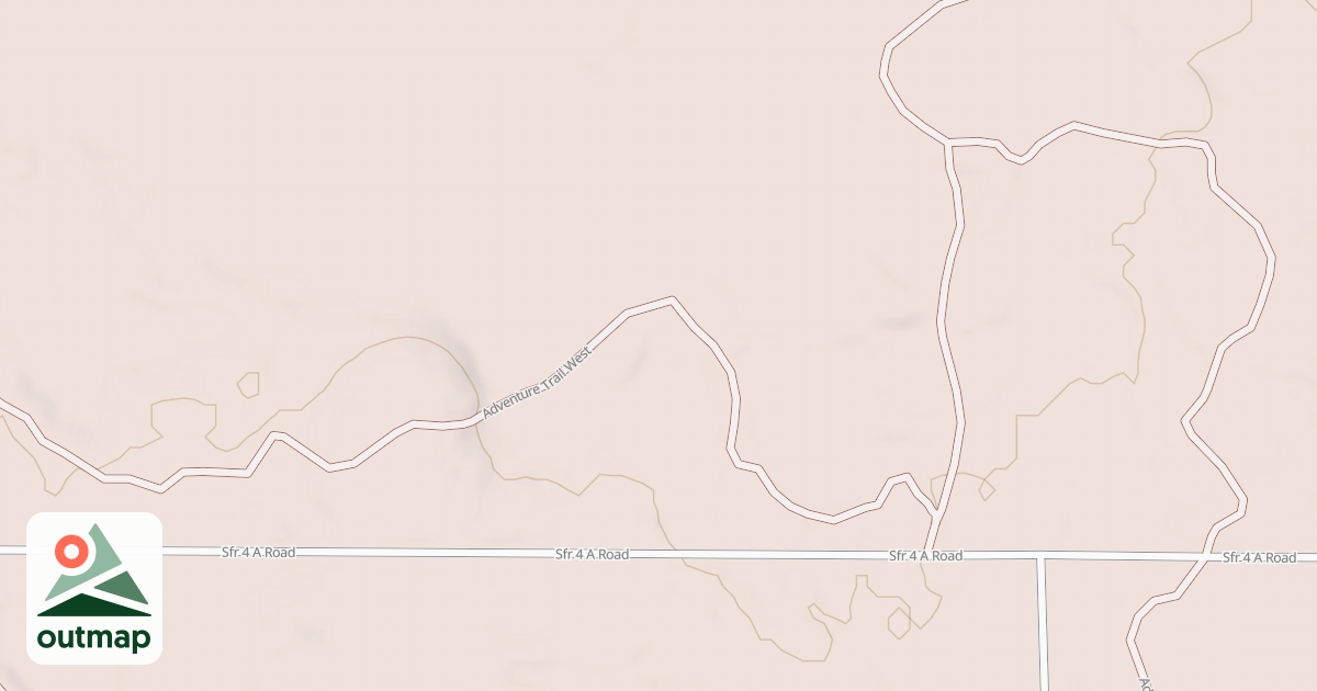 Map of Straight Arrows Trail