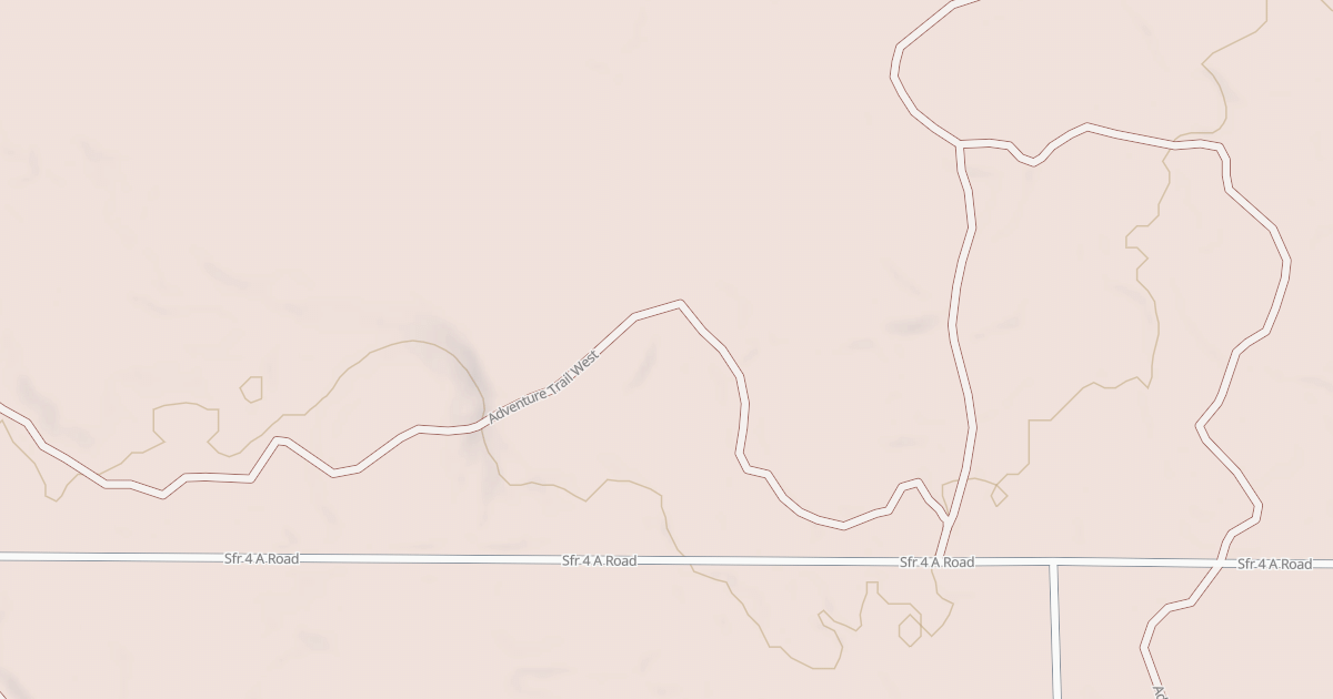Map preview of Straight Arrows Trail