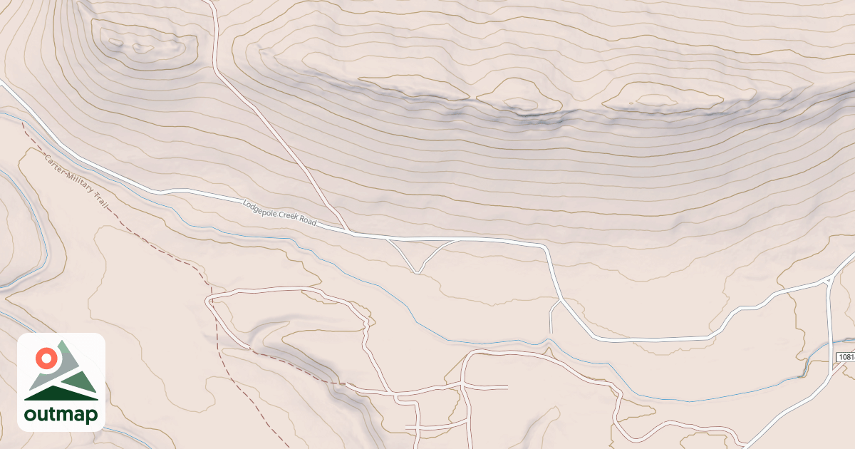 Map of LODGEPOLE CR