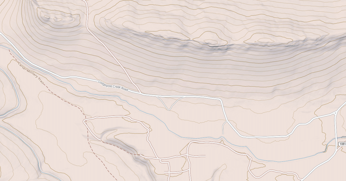 Map preview of LODGEPOLE CR