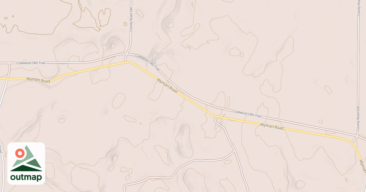 Map of Coalwood Grade Atv