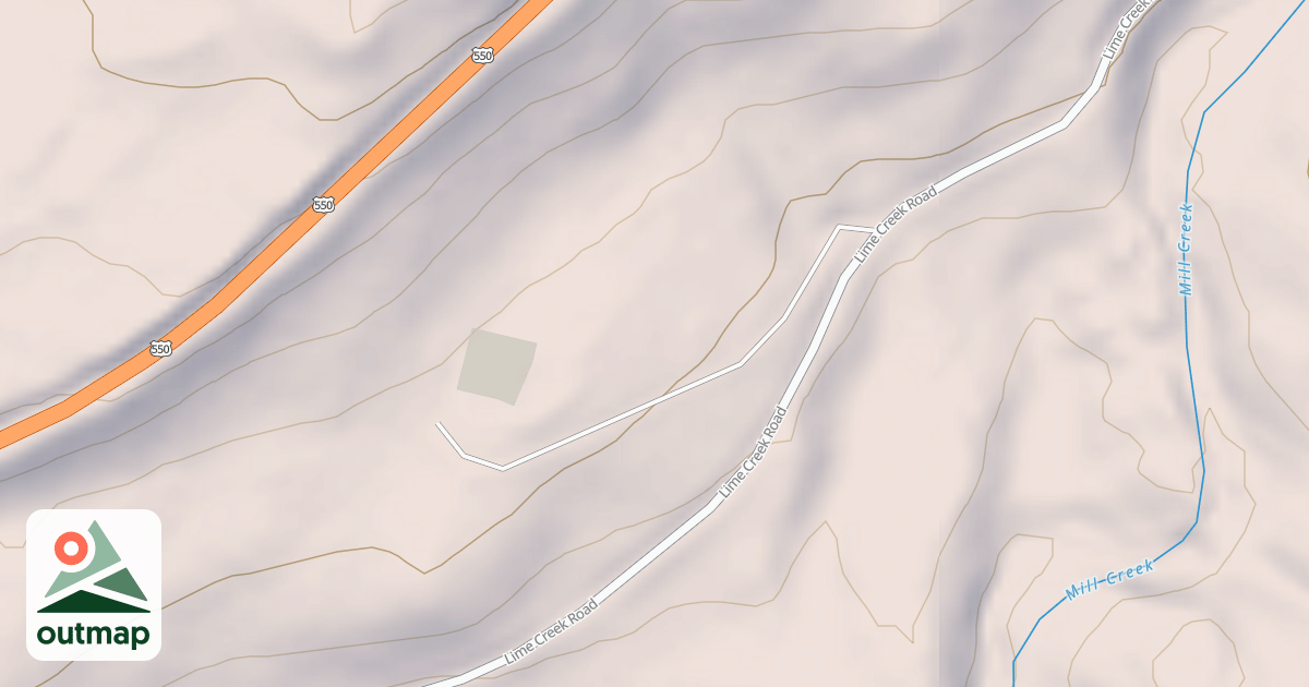 Map of CASCADE LODGE