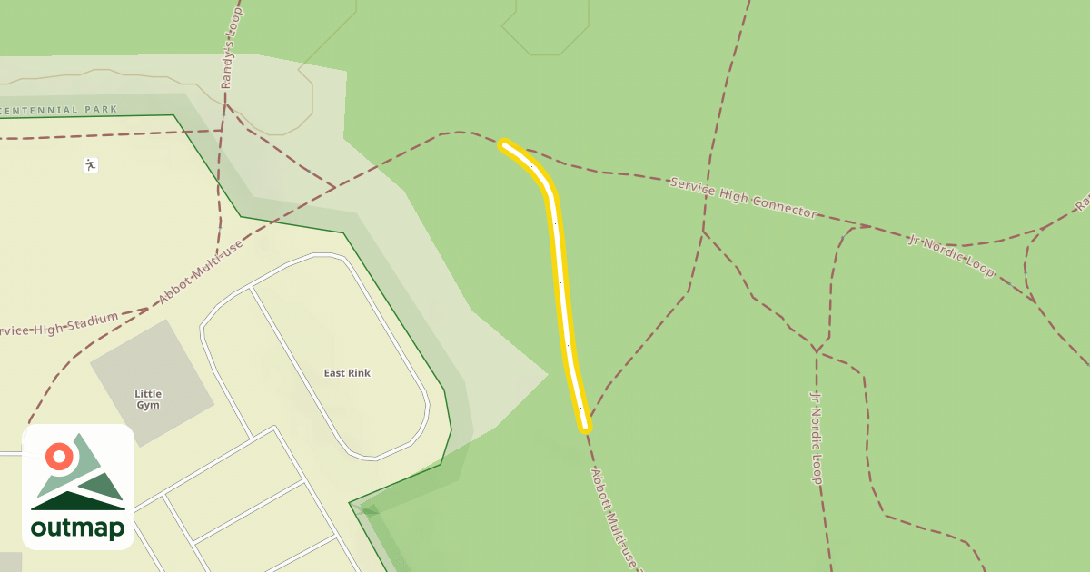 Map of Abbott Multi-use Trail