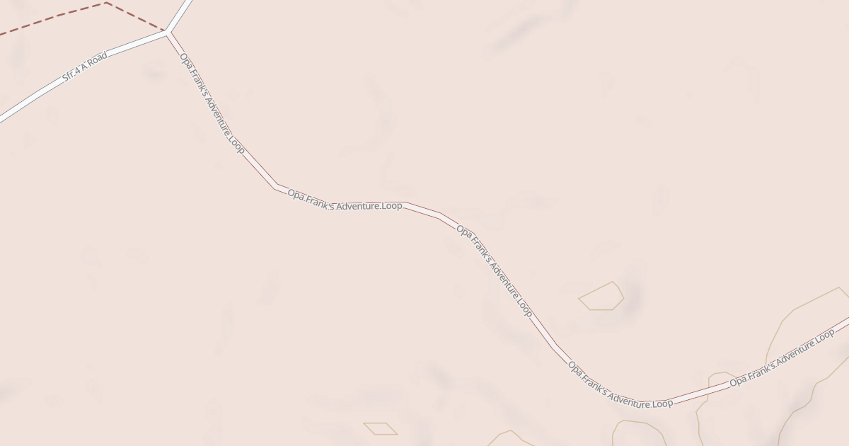 Map preview of Straight Arrows Trail