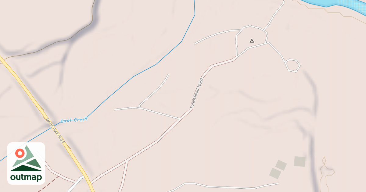 Map of COAL CREEK ACCESS
