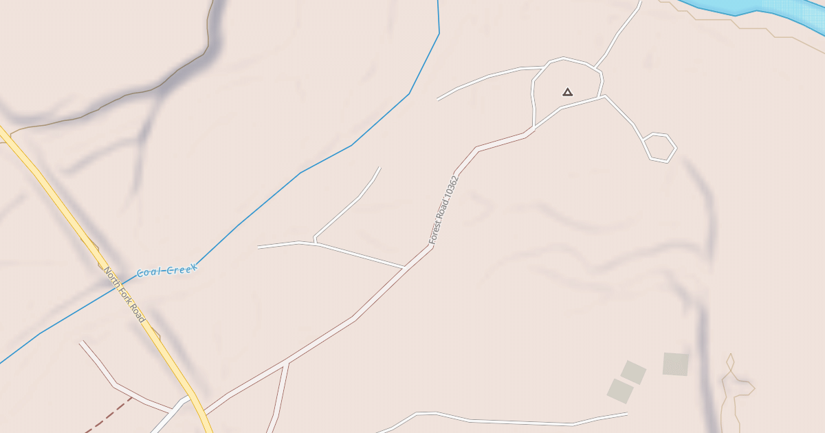Map preview of COAL CREEK ACCESS