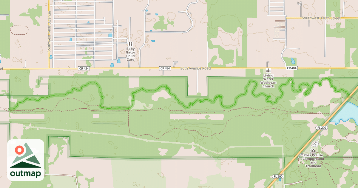 Map of Tricycle Trail