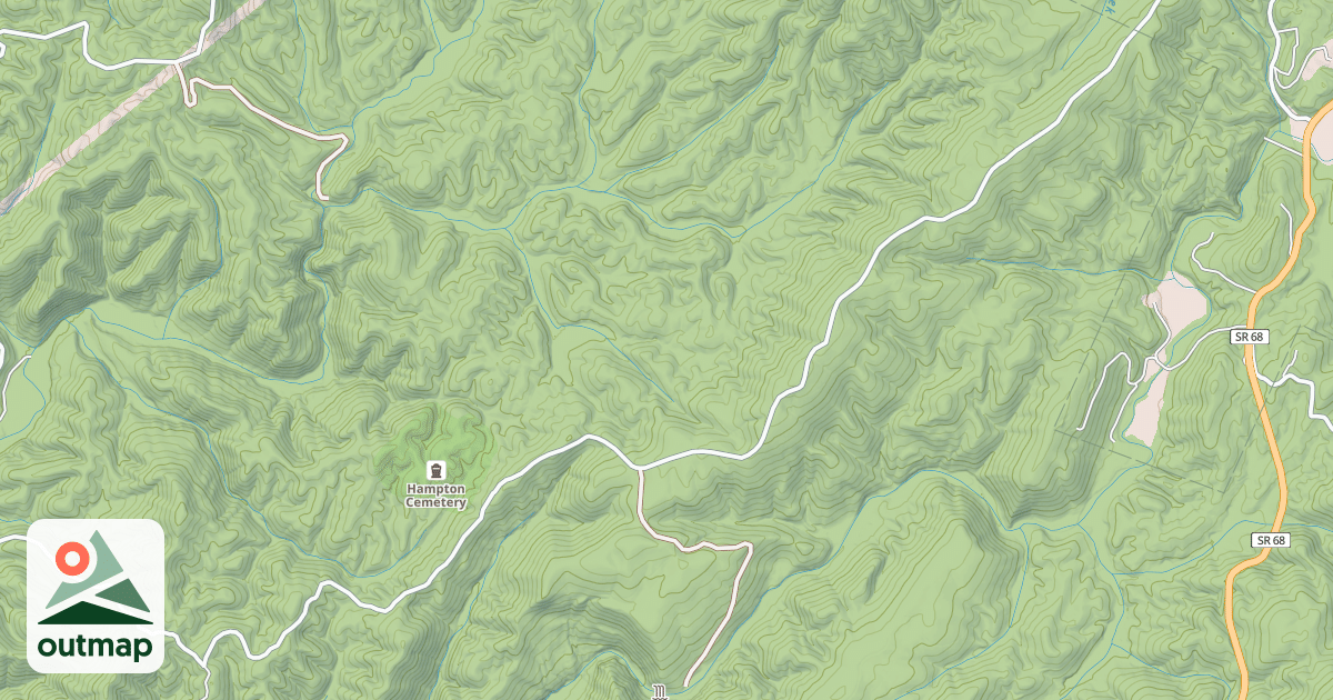 Map of DUCKETT RIDGE