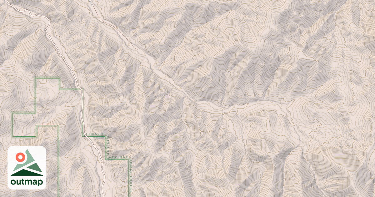 Map of CENTER RIDGE