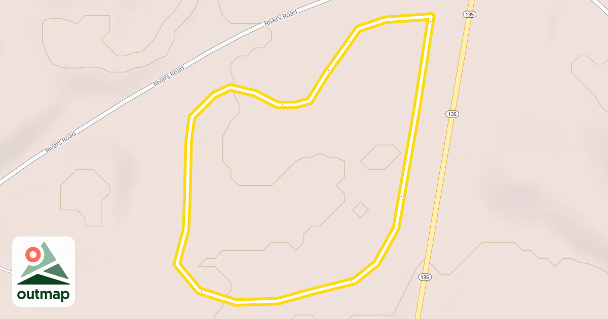 Map of West Rivers Loop