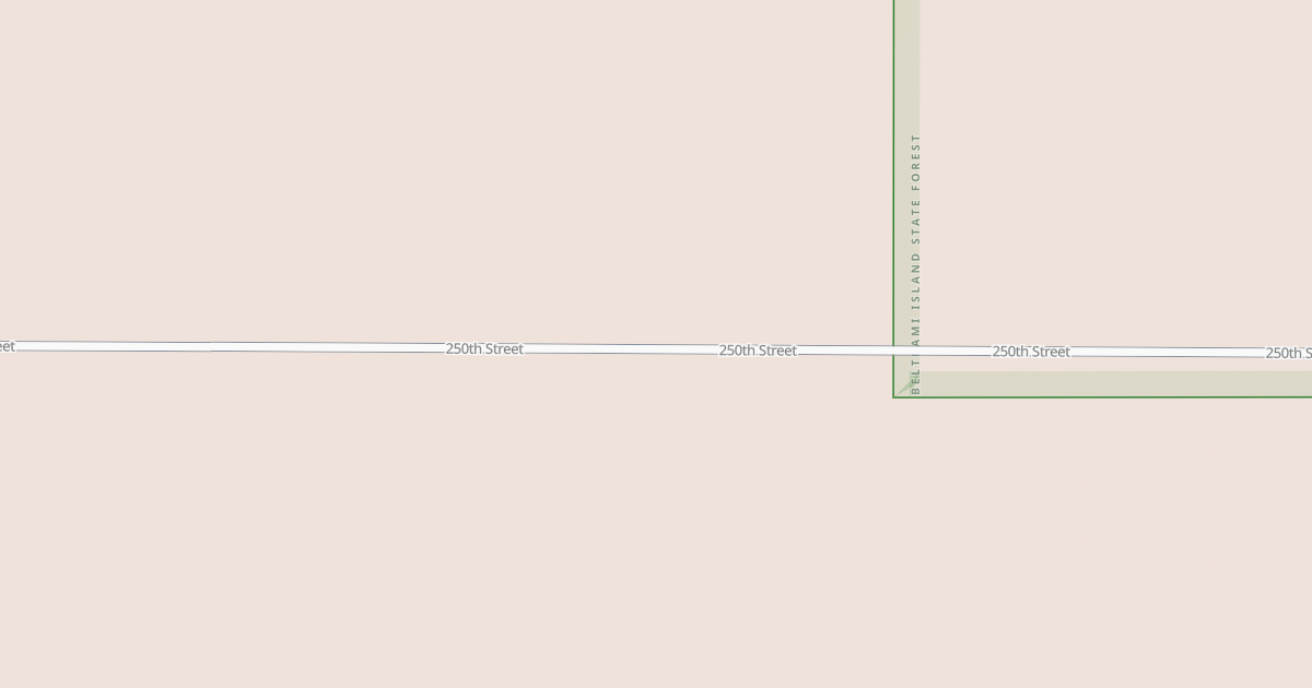 Map preview of Warroad/Roseau Trails