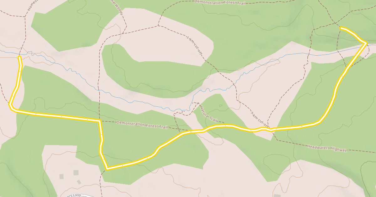 Map preview of Homestead Loop
