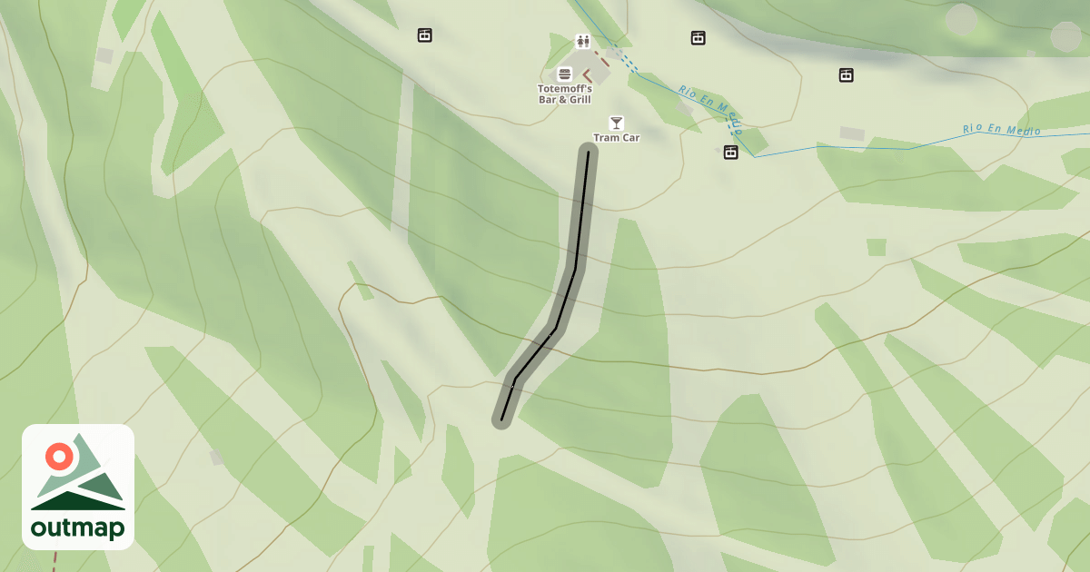 Map of Slalom Slope