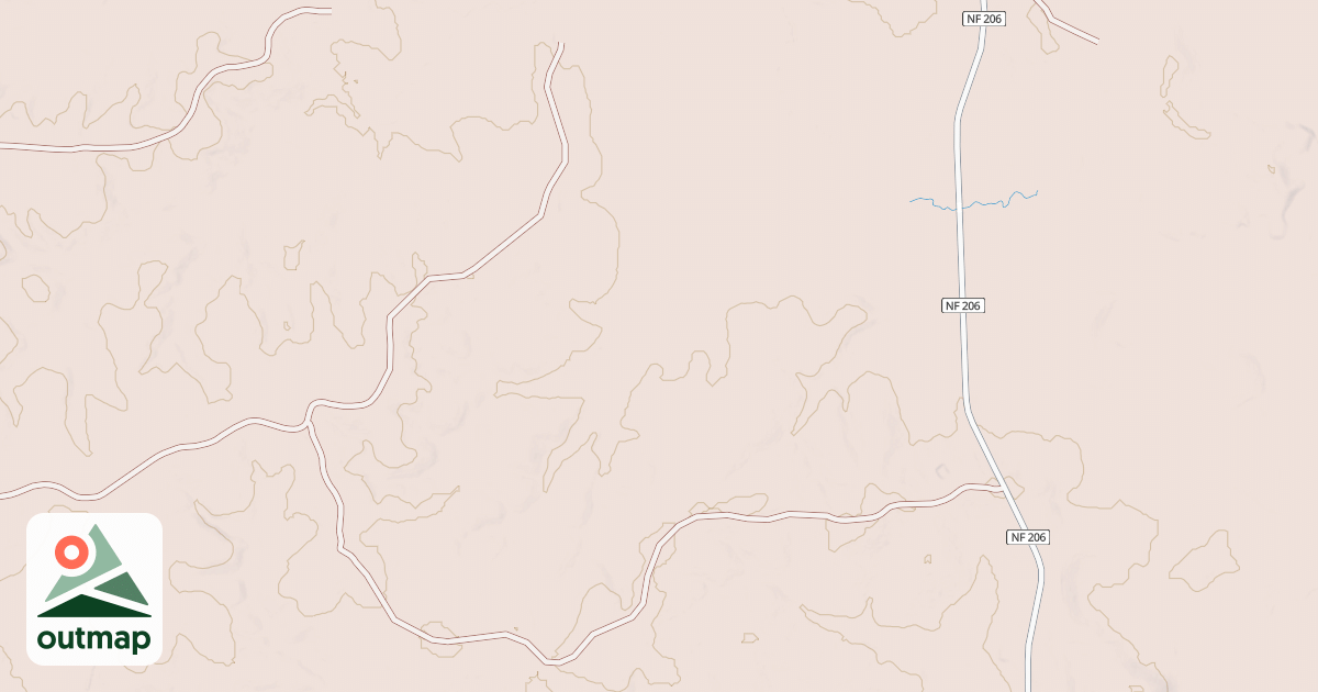 Map of OIL WELL ROAD
