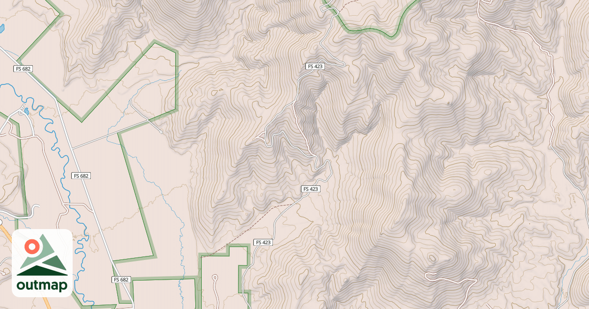 Map of Basin Butte Lookout