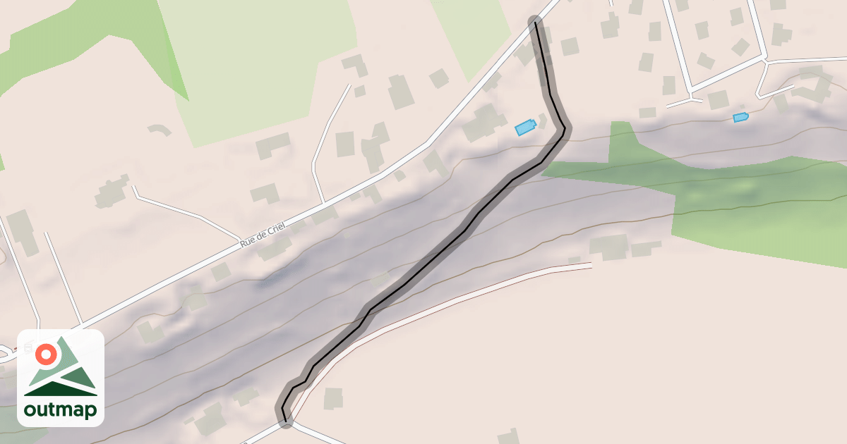 Map of Chemin de la Croix Rousse