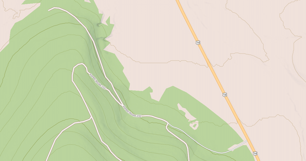 Map preview of DRY OWEN DIVIDE