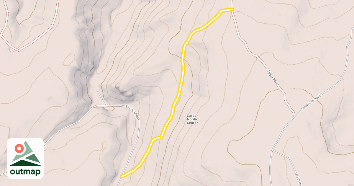 Map of Good Luck Hill