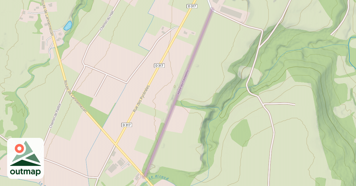 Map of Allée du Cassalou