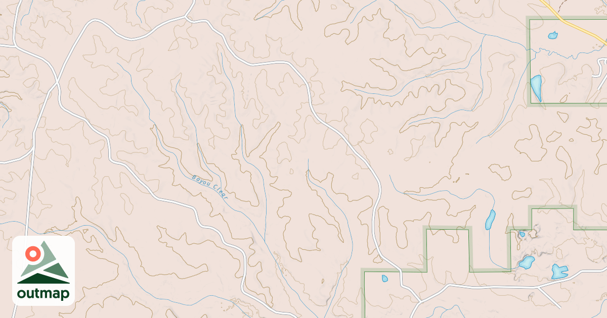 Map of BAYOU CLEAR