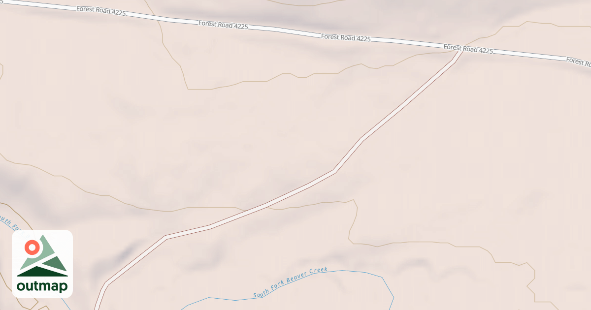 Map of LITTLE LAKE T.S. FY 90