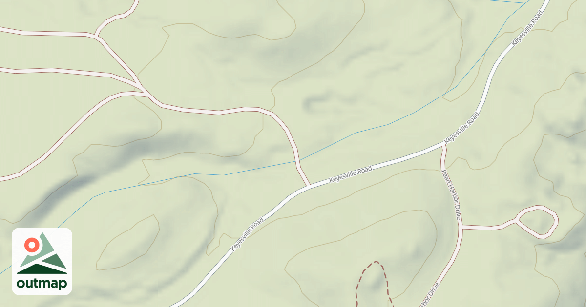 Map of 16070 Keyesville/blk Gulch Usgs Lake Isabel N