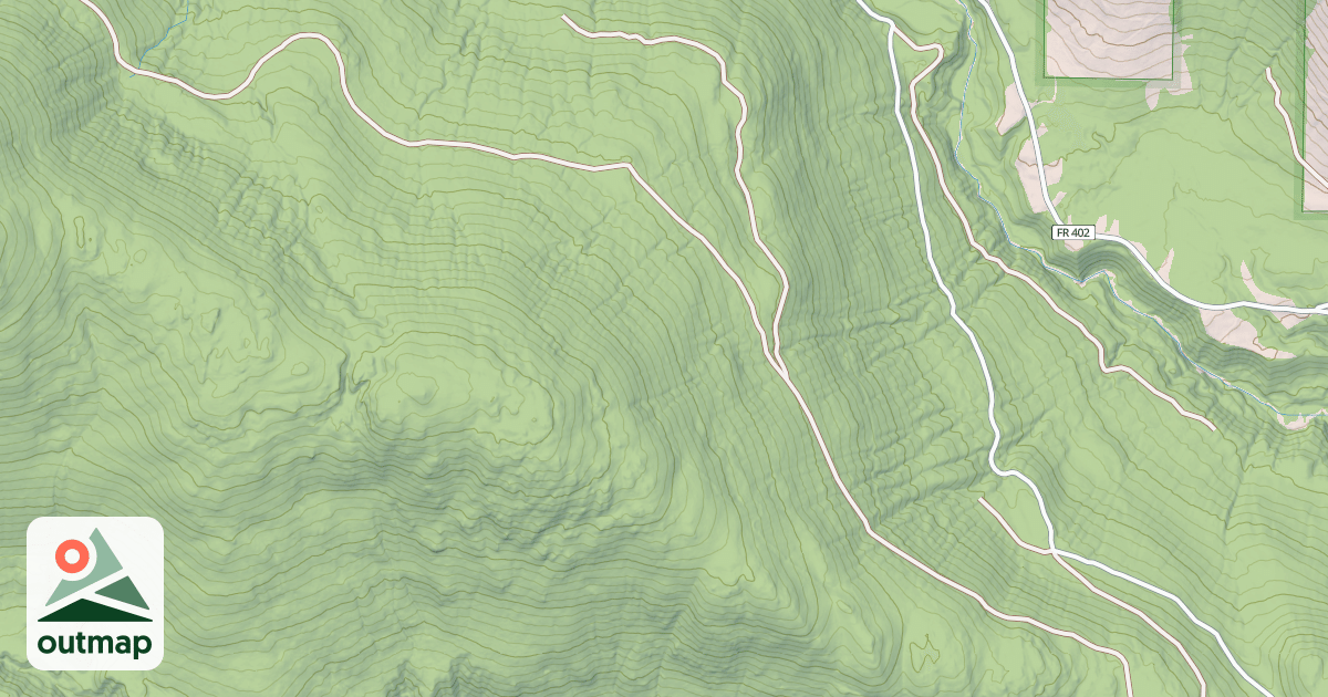 Map of SNOW RIDGE