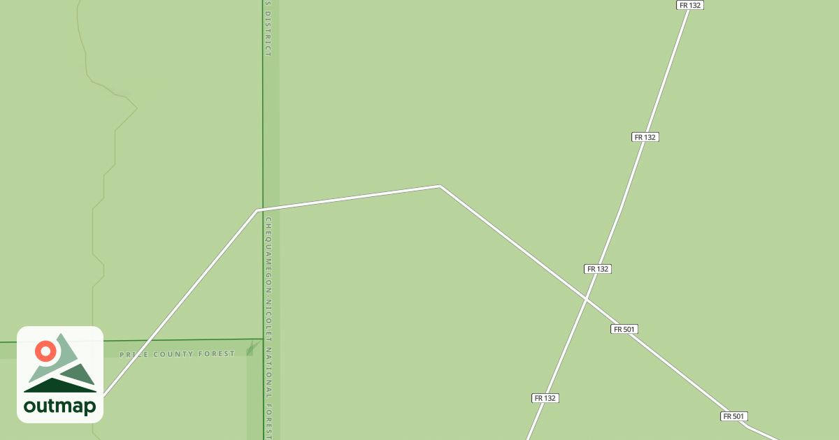 Map of FR 132UU